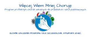 Logo kampanii "Więcej wiem, mniej choruję"