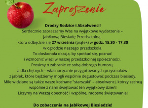 Jabłkowa Biesiada Przedszkolna