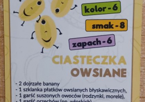 PRZEPIS NA CIASTECZKA OWSIANE